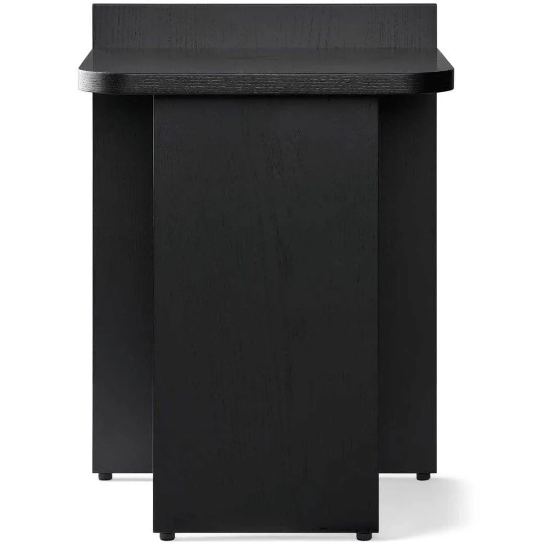 Ismo bijzettafel, Zwart essenhout Gejst