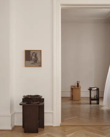 Ismo bijzettafel - Zwart essenhout - Gejst