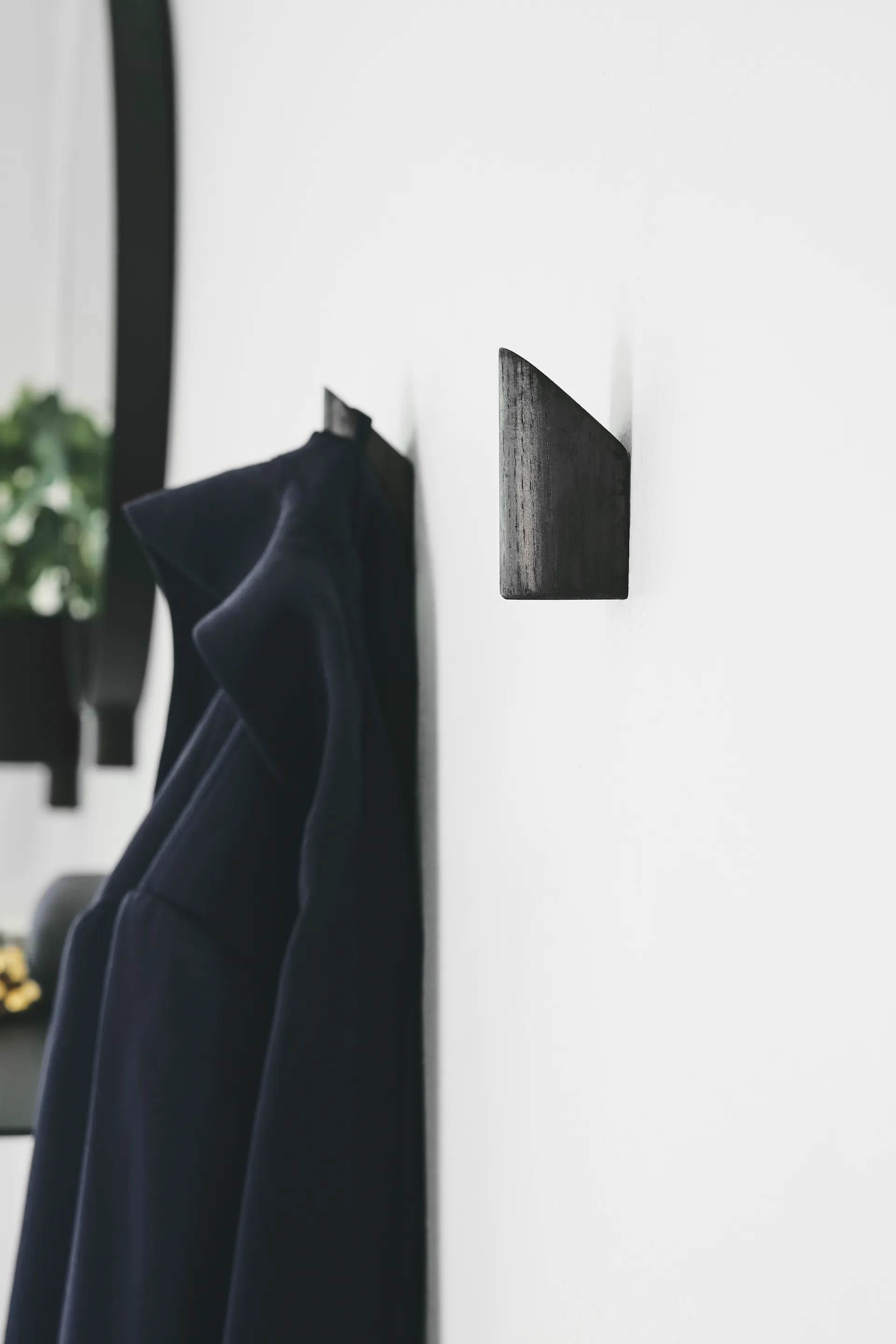 Kollage hook haak 2-pack, Zwart-eikenhout Gejst