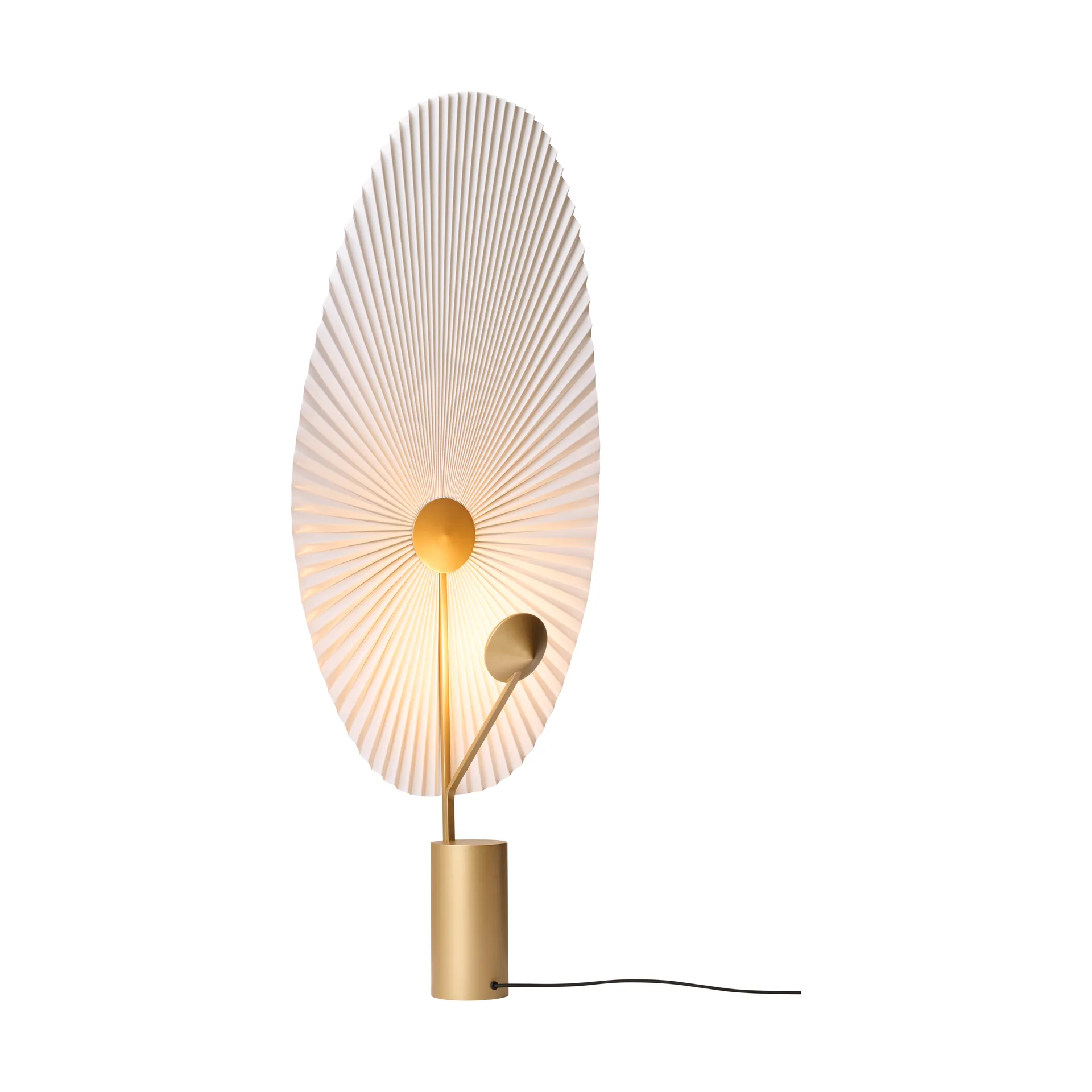 Liris vloerlamp, Brass Gejst
