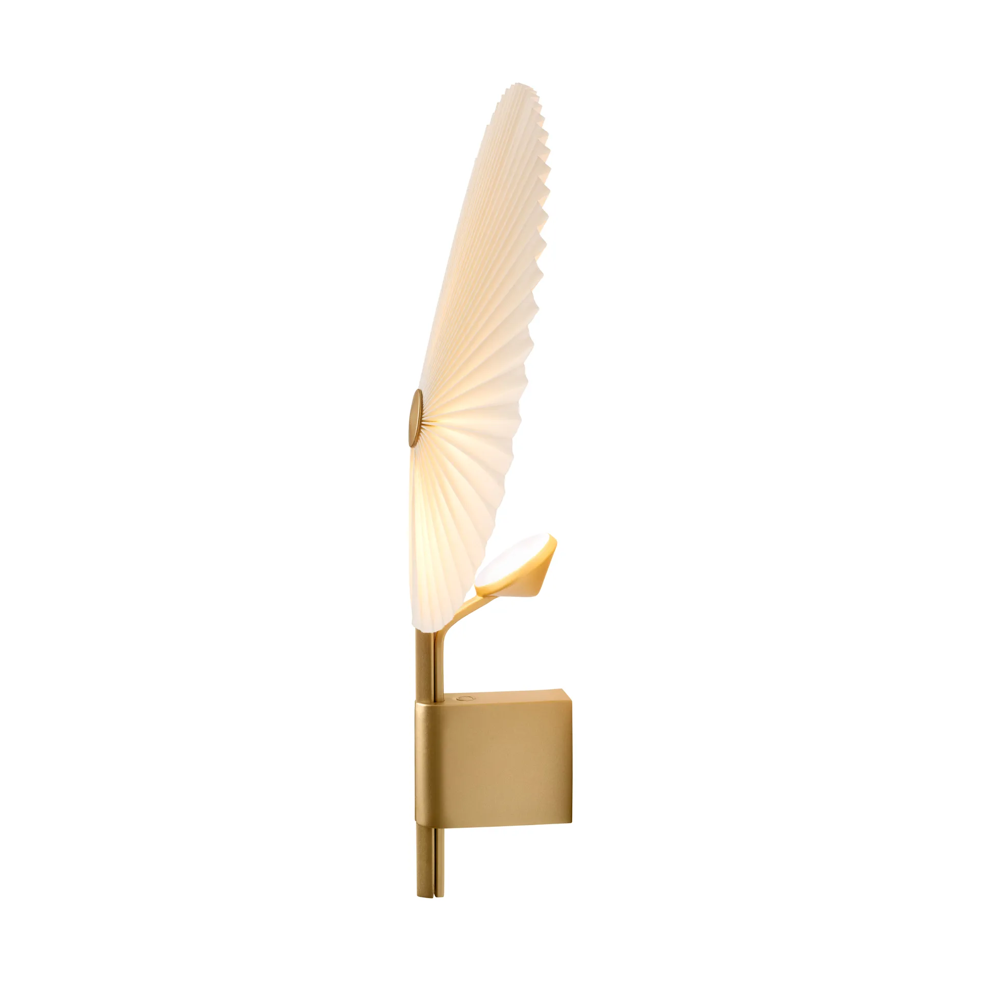 Liris wandlamp, Brass Gejst