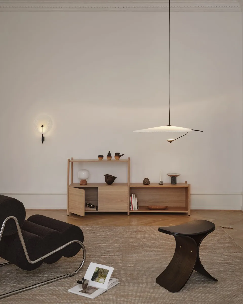 Luno kruk 48x28x72 cm, Donkere eik Gejst