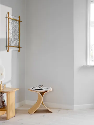 Luno kruk 48x28x72 cm - Eik-beige textiel - Gejst