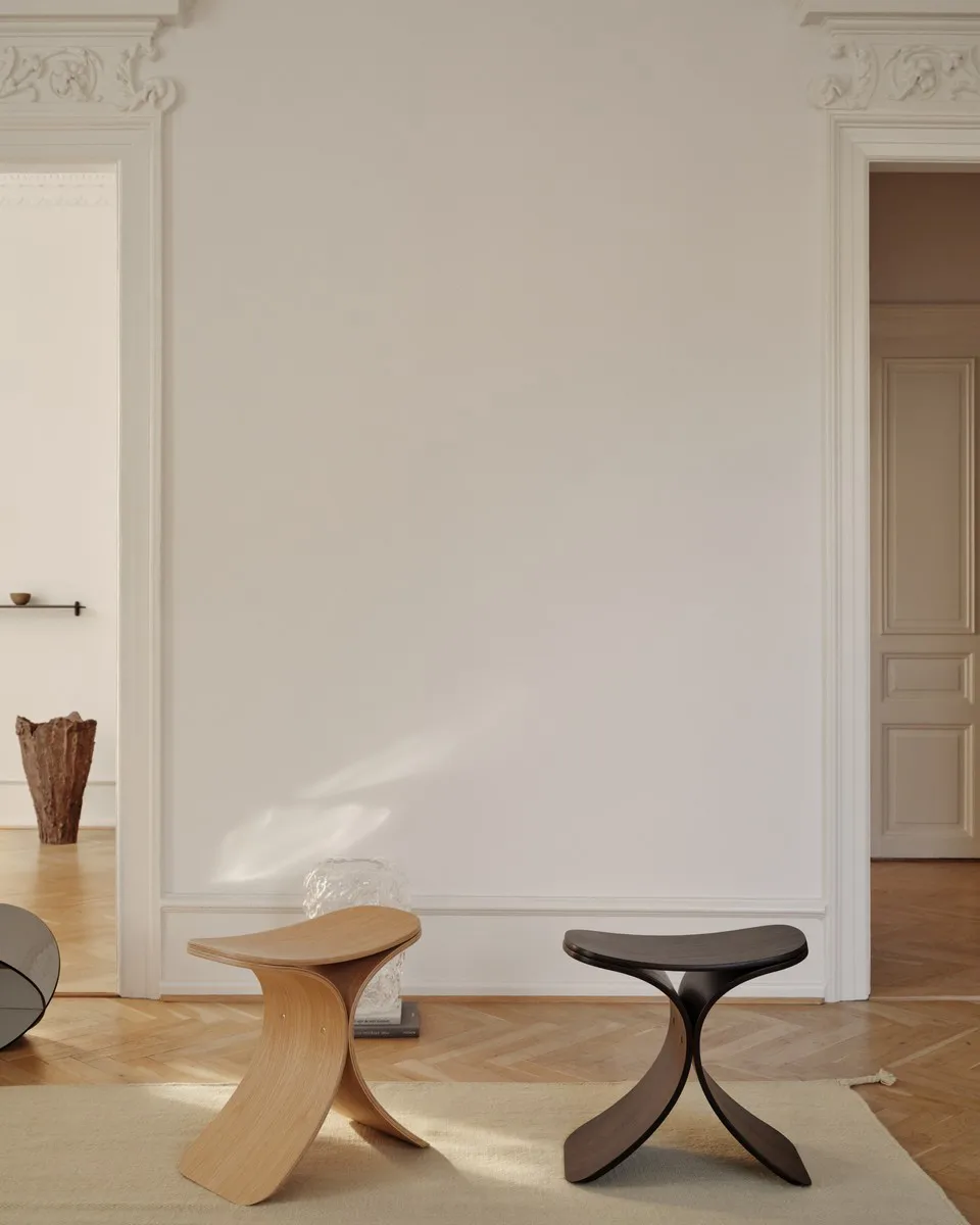 Luno kruk 48x28x72 cm, Eikenhout Gejst