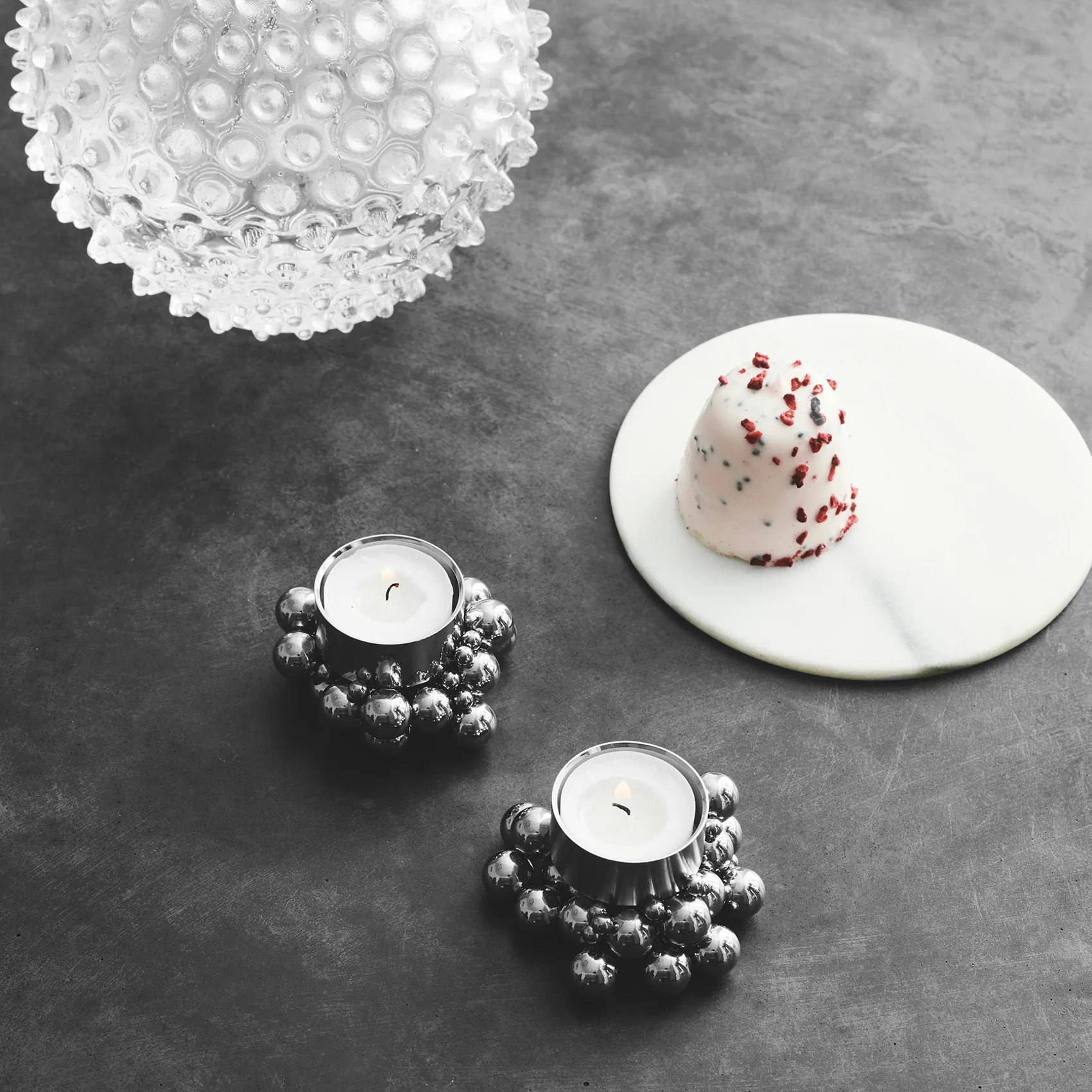 Molekyl kandelaar, Chroom Gejst