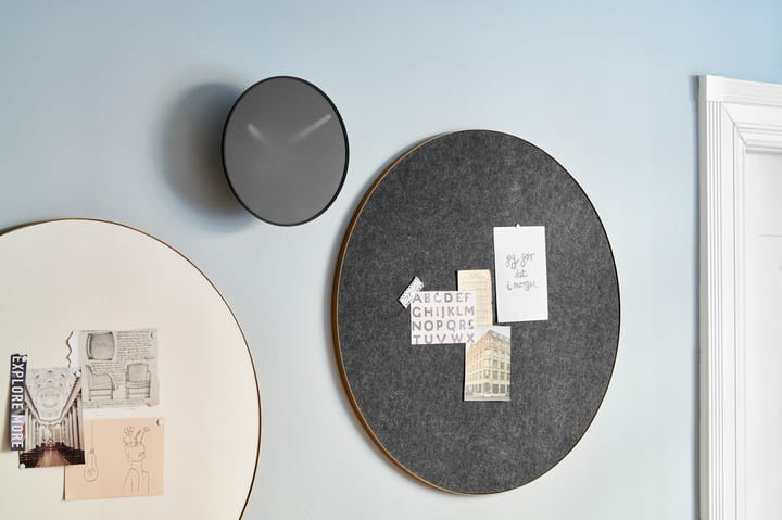 Momentt wandklok Ø30 cm, Zwart Gejst
