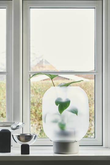 Nebl bloempot mat glas Ø26 cm - Grijs - Gejst