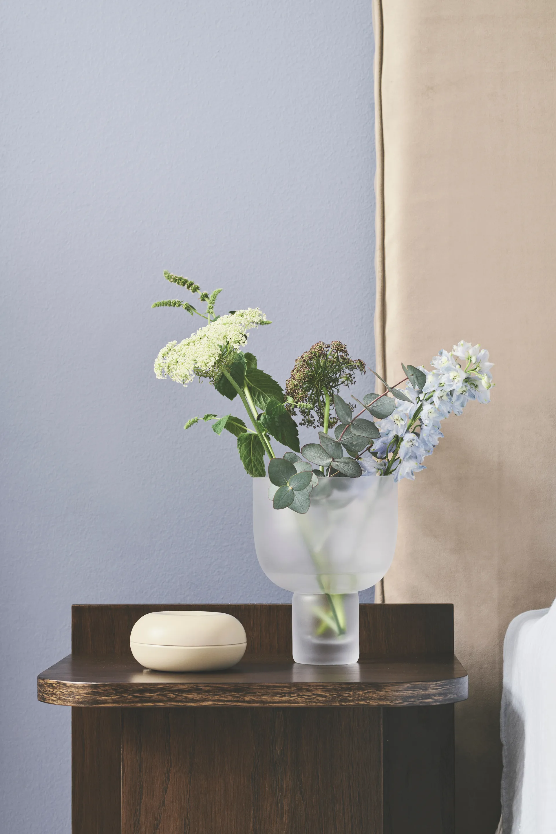 Nebl vaas medium, Frosted Gejst