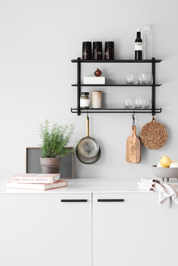 Nivo haak voor rek 3-pack - Zwart - Gejst