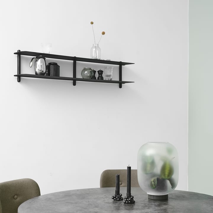 Nivo plank C, Zwartgebeitst essenhout-zwart Gejst