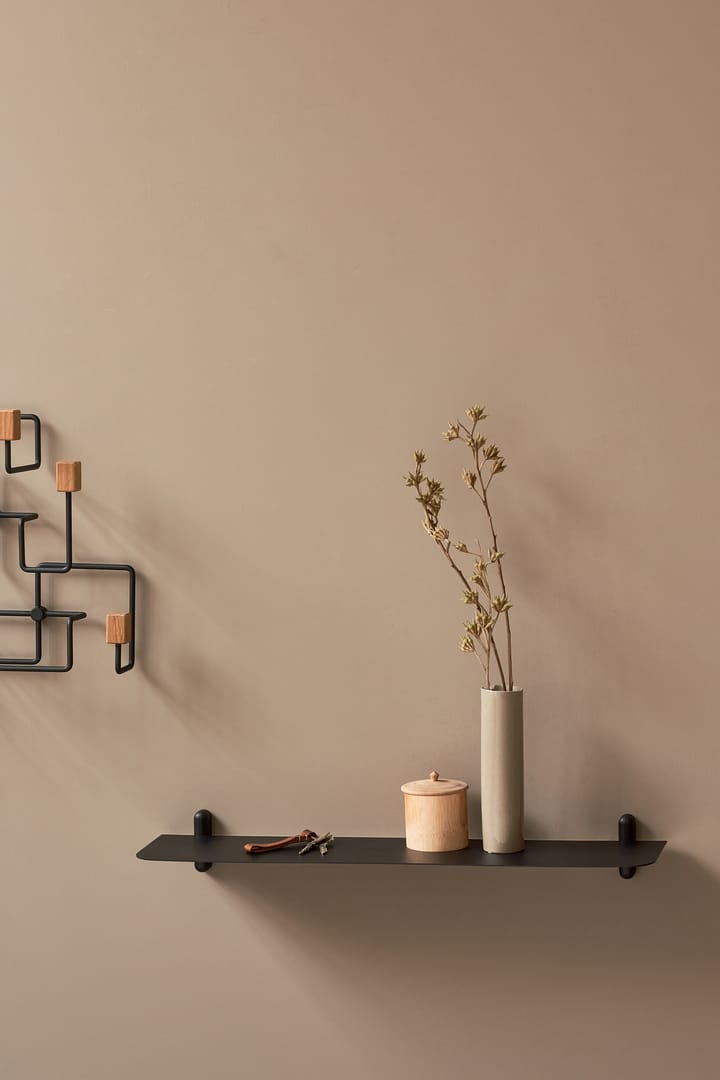 Nivo plank G, Zwartgebeitst essenhout-zwart Gejst
