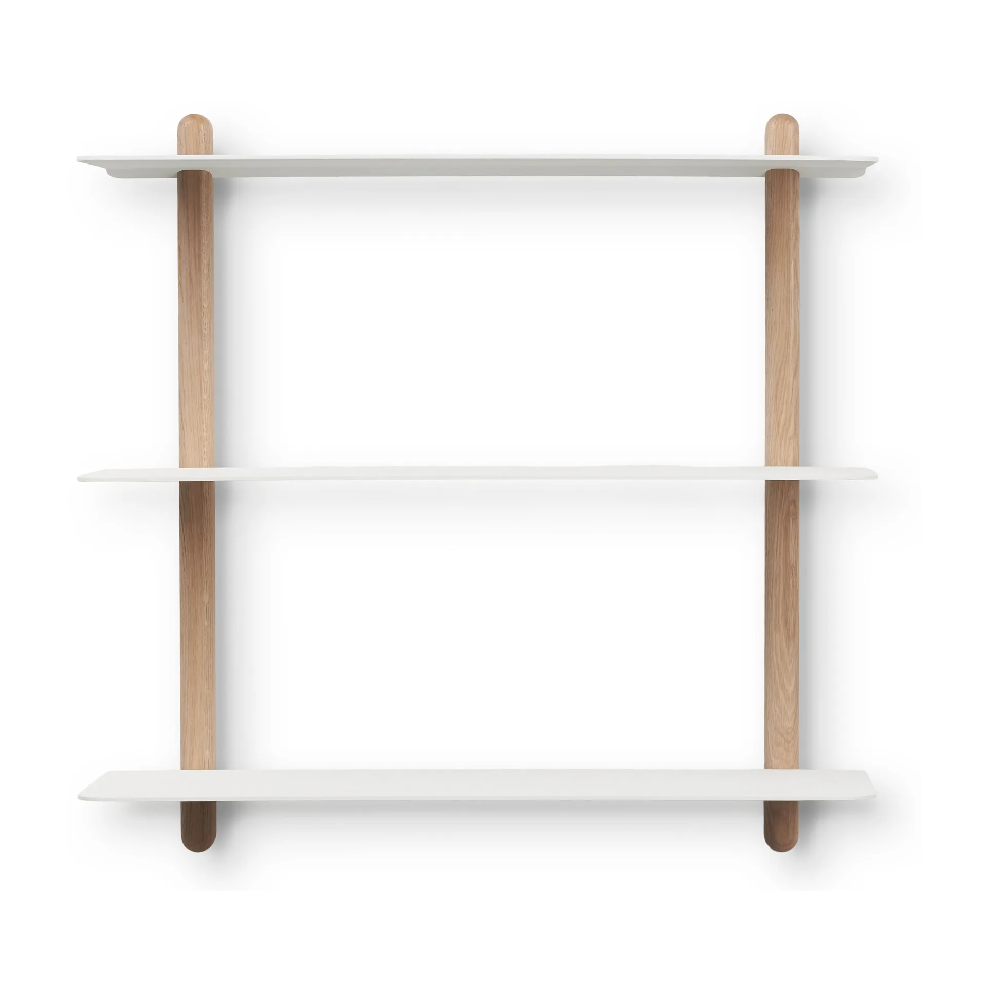 Nivo rek A large, Licht eikenhout-wit Gejst