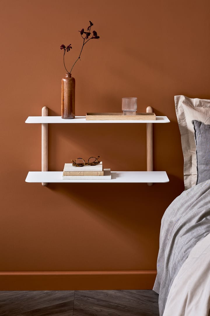 Nivo rek F large, Licht eikenhout-wit Gejst