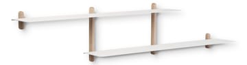 Nivo rek H large - Licht eikenhout-wit - Gejst