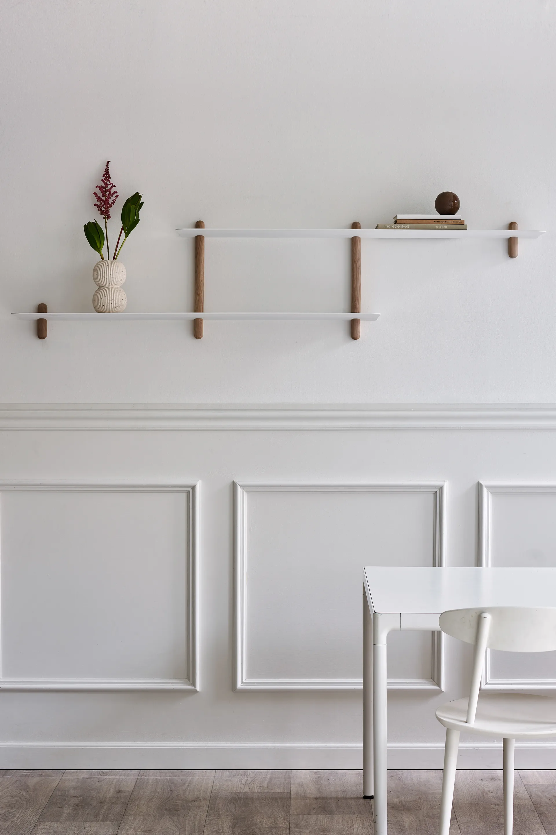 Nivo rek H large, Licht eikenhout-wit Gejst