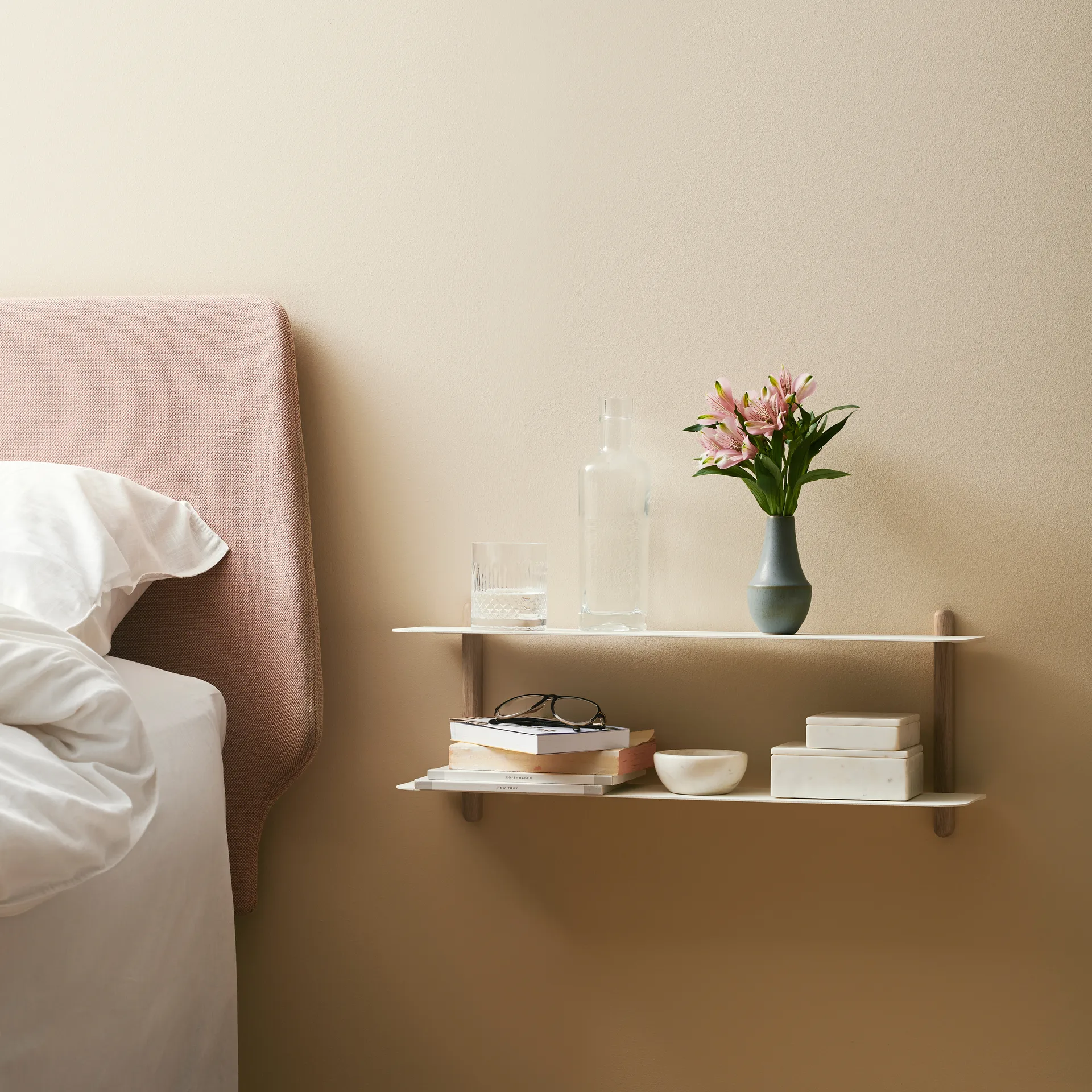 Nivo wandrek F, Licht eiken-wit Gejst