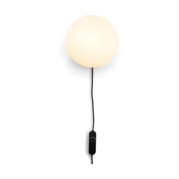 Opa wandlamp 21,5 cm - Opalglas-black - Gejst