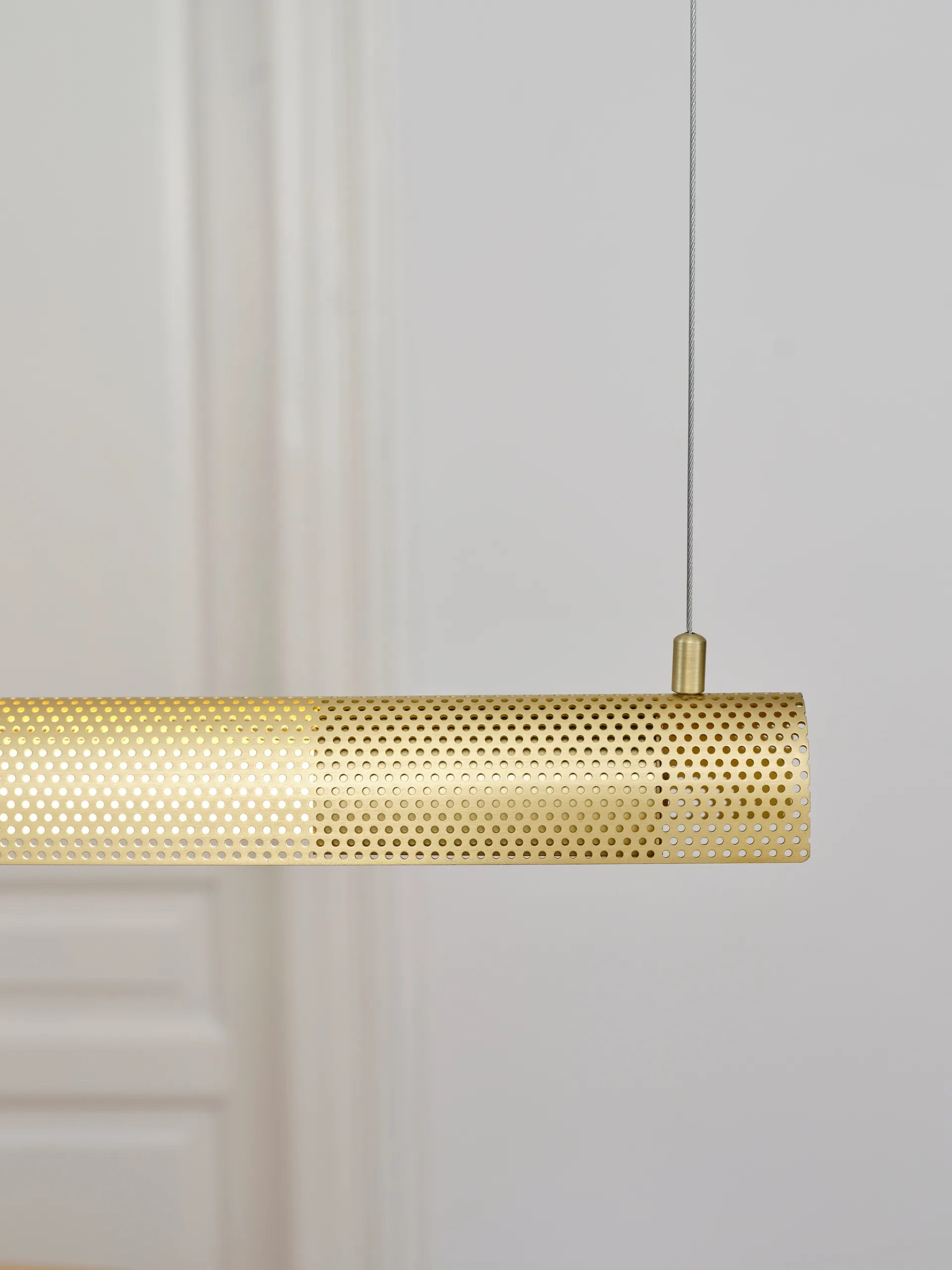 Radent hanglamp long 135 cm, Brass Gejst