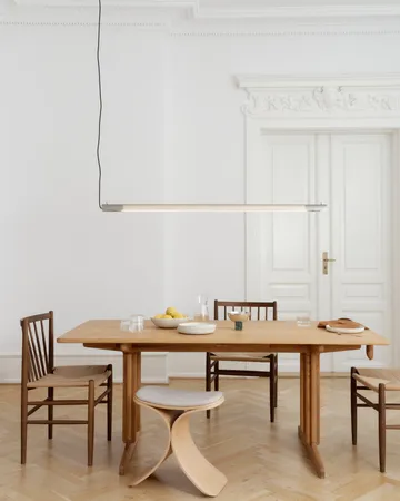 Radent hanglamp long 135 cm - Steel - Gejst