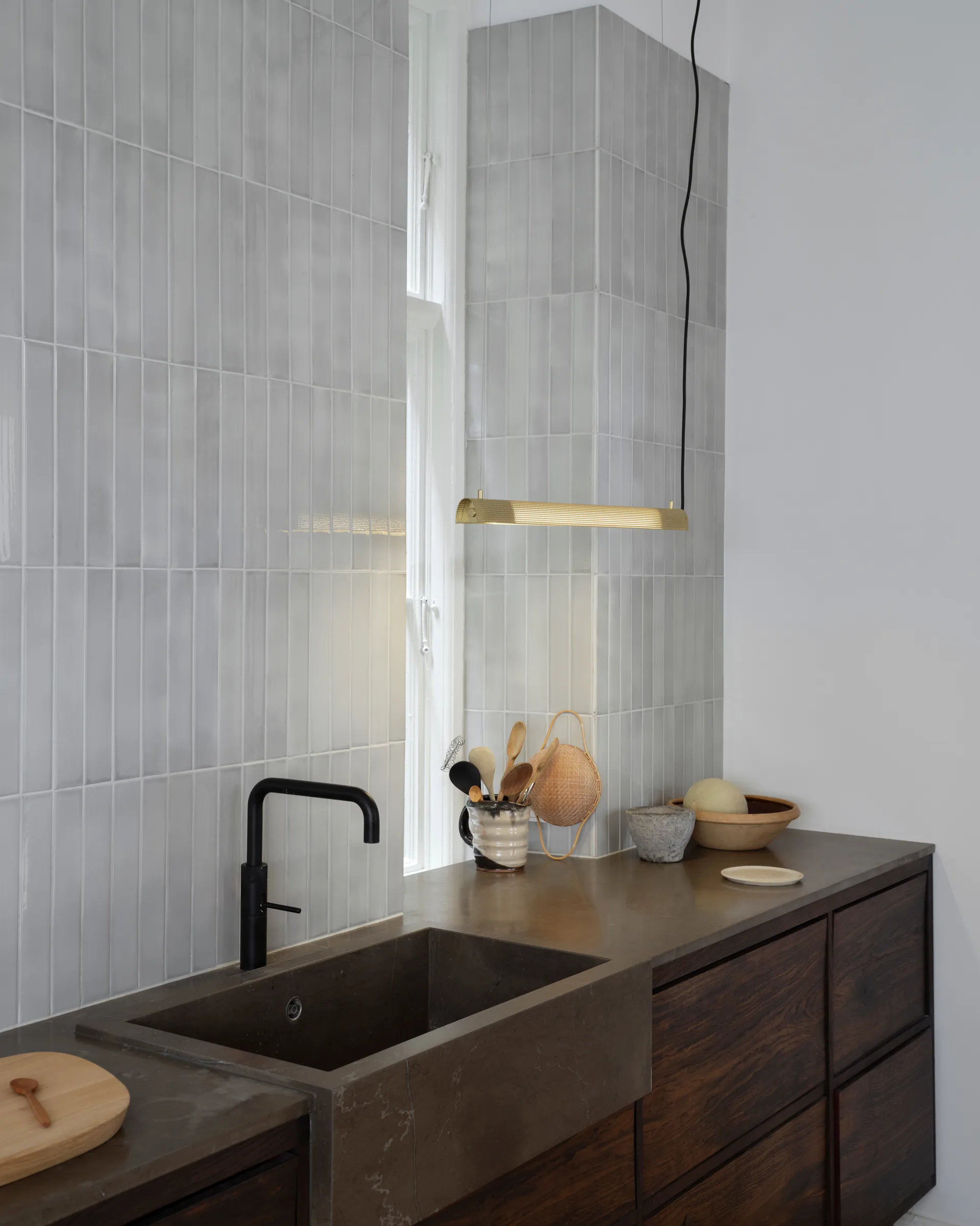 Radent hanglamp short 70 cm, Brass Gejst