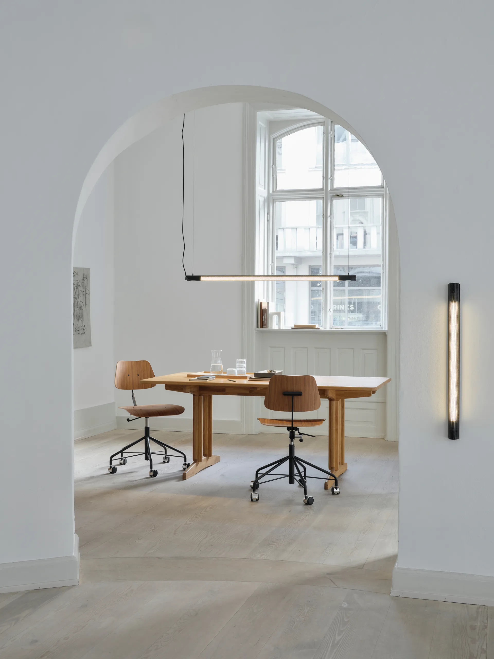 Radent wandlamp short 70 cm vaste installatie, Black Gejst