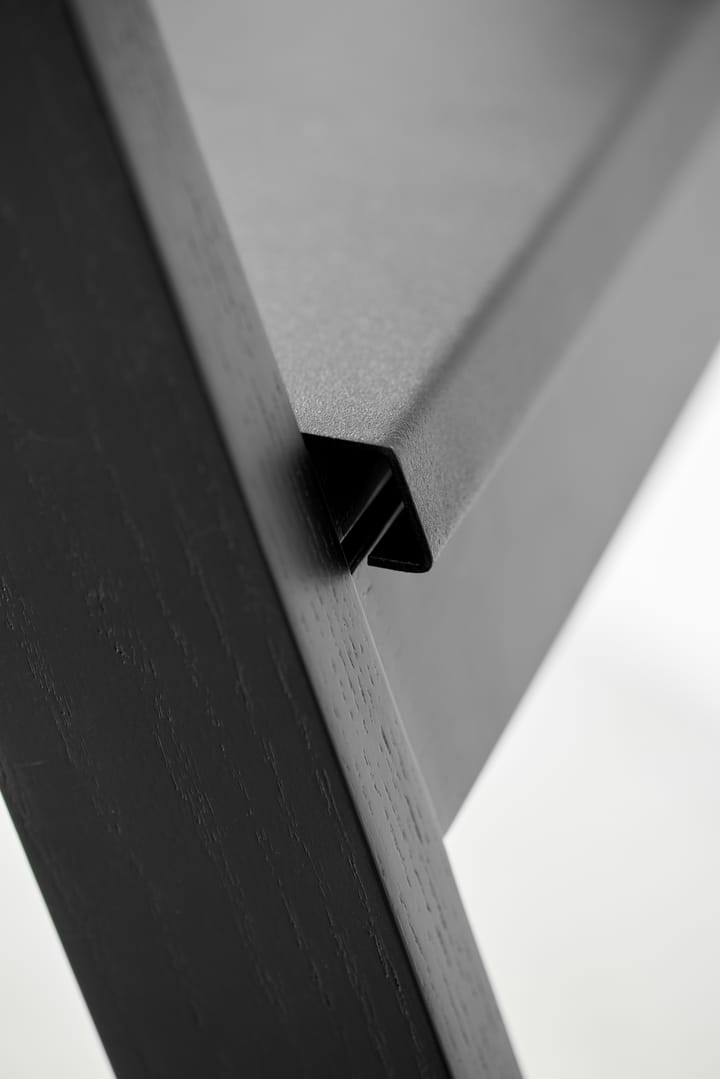 Reech stepladder huishoudtrap, Zwart Gejst