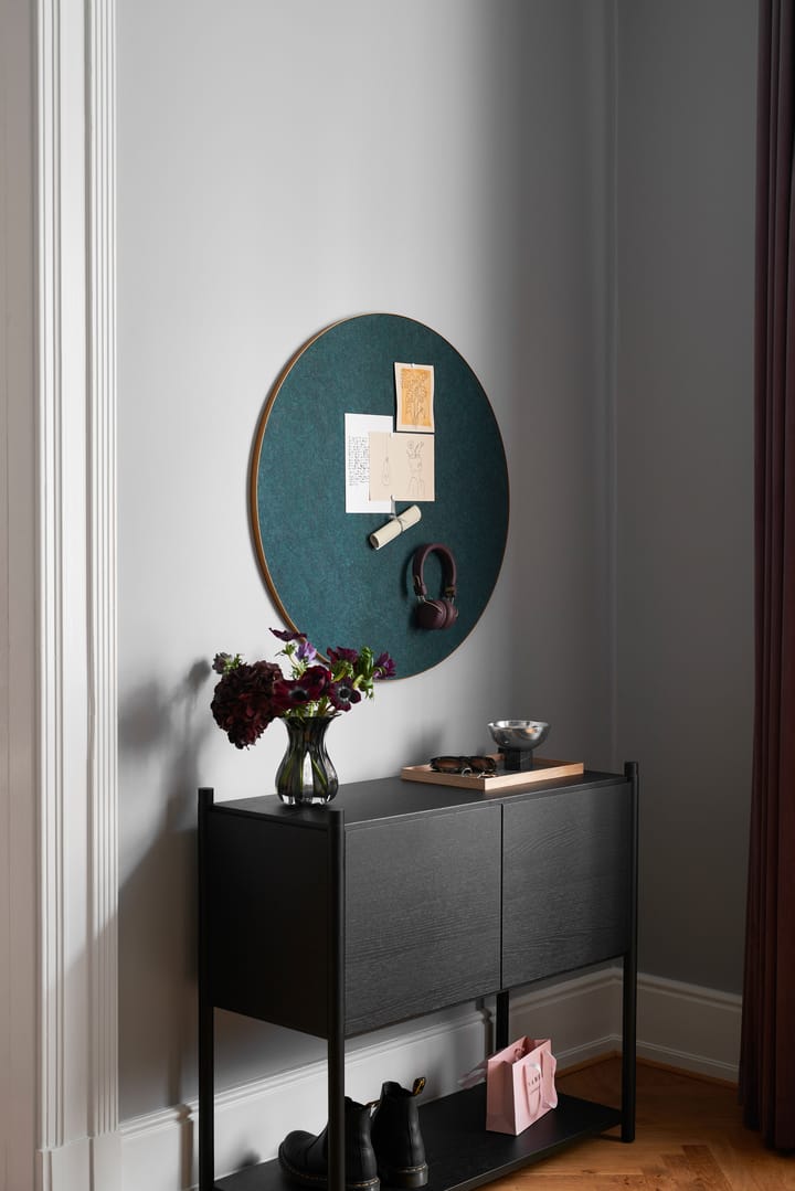 Retell pinboard prikbord Ø80 cm, Groen-messing Gejst