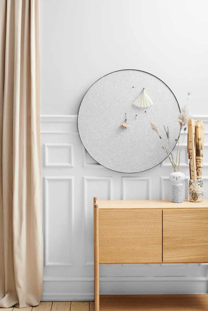 Retell pinboard prikbord Ø80 cm, Lichtgrijs Gejst