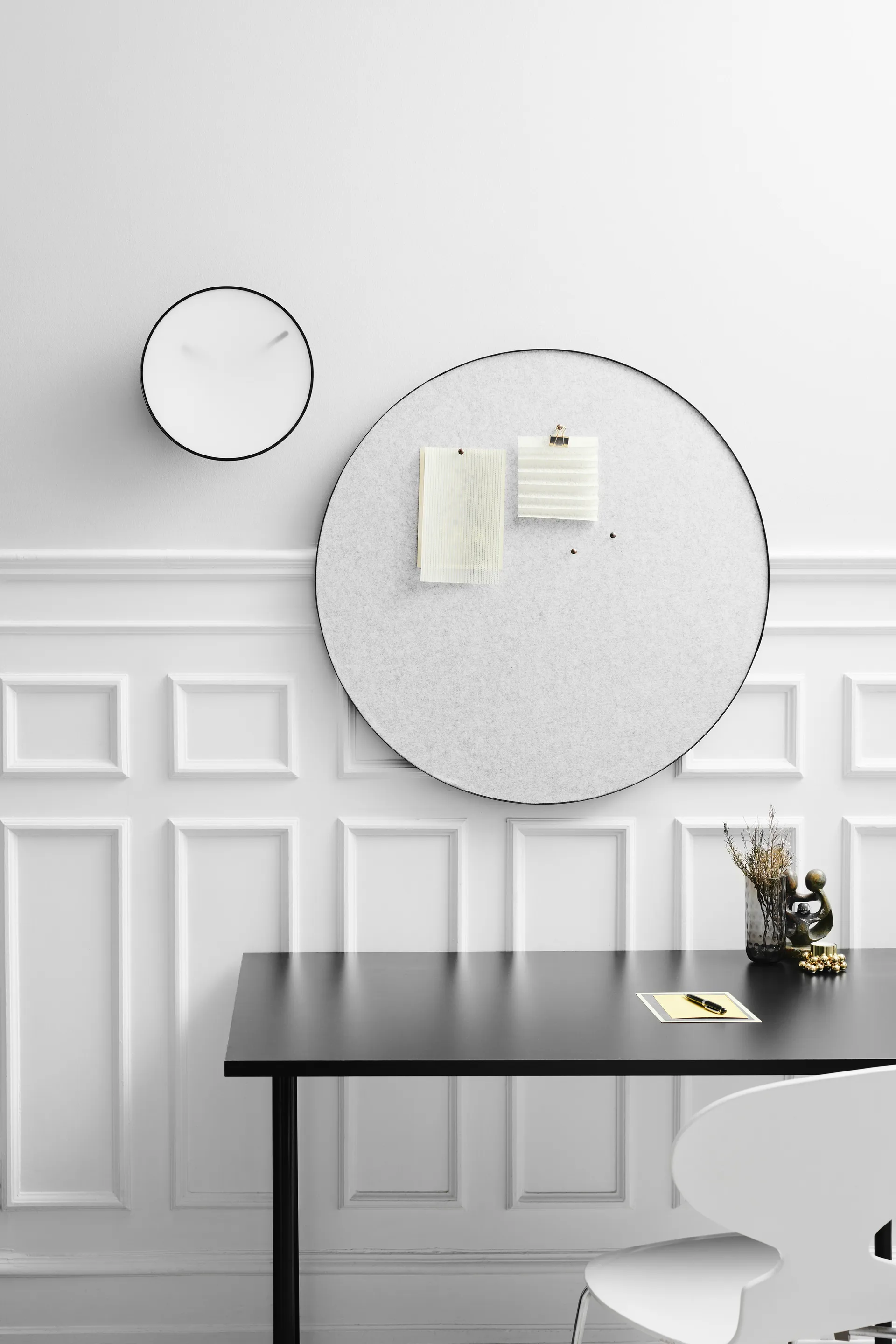 Retell pinboard prikbord Ø80 cm, Lichtgrijs Gejst