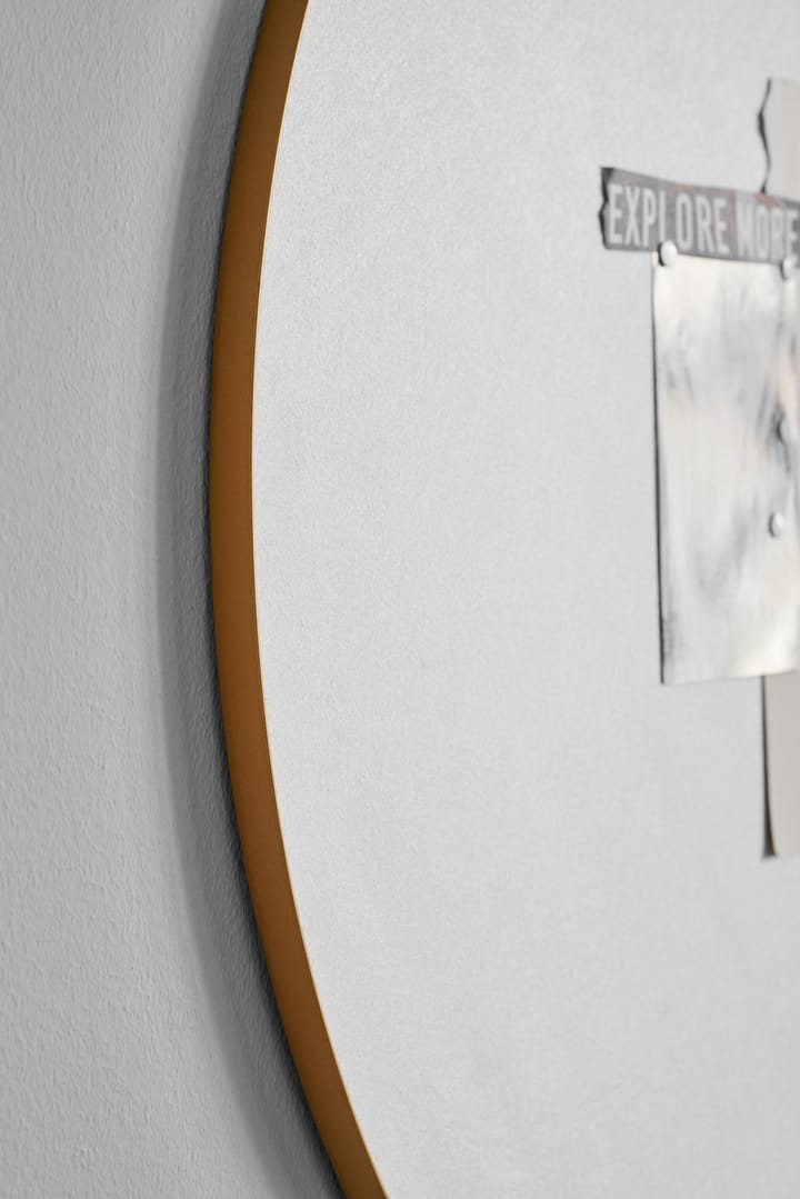 Retell pinboard prikbord Ø80 cm, Wit-messing Gejst