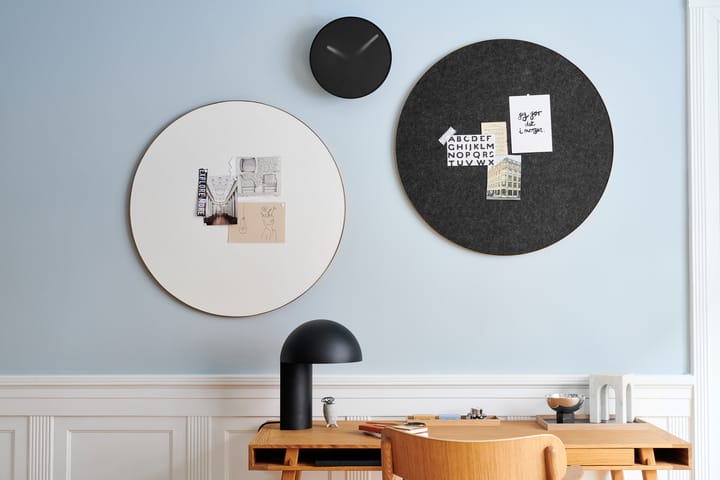 Retell pinboard prikbord Ø80 cm, Wit-messing Gejst