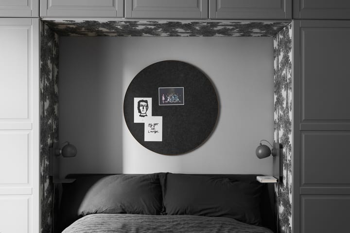 Retell pinboard prikbord Ø80 cm, Zwart-messing Gejst