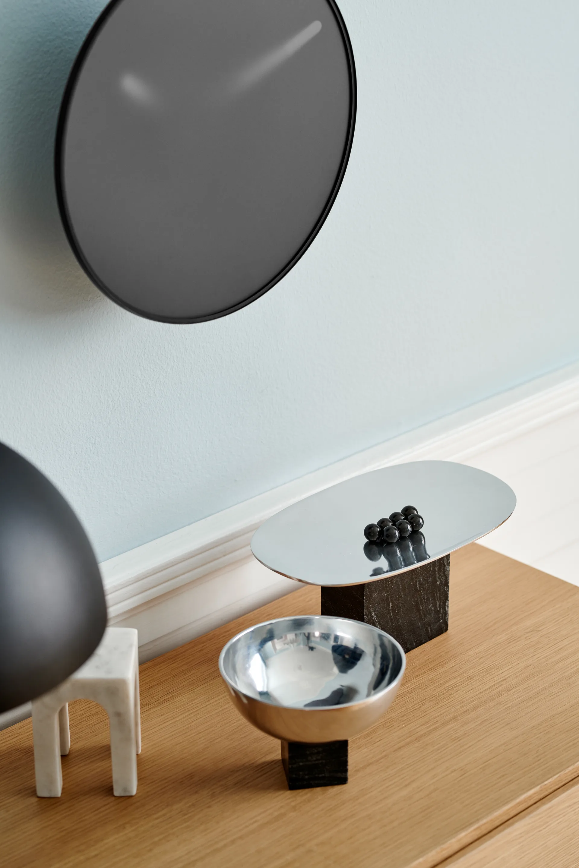 Sapoto schaal 15x25 cm, Zilver Gejst