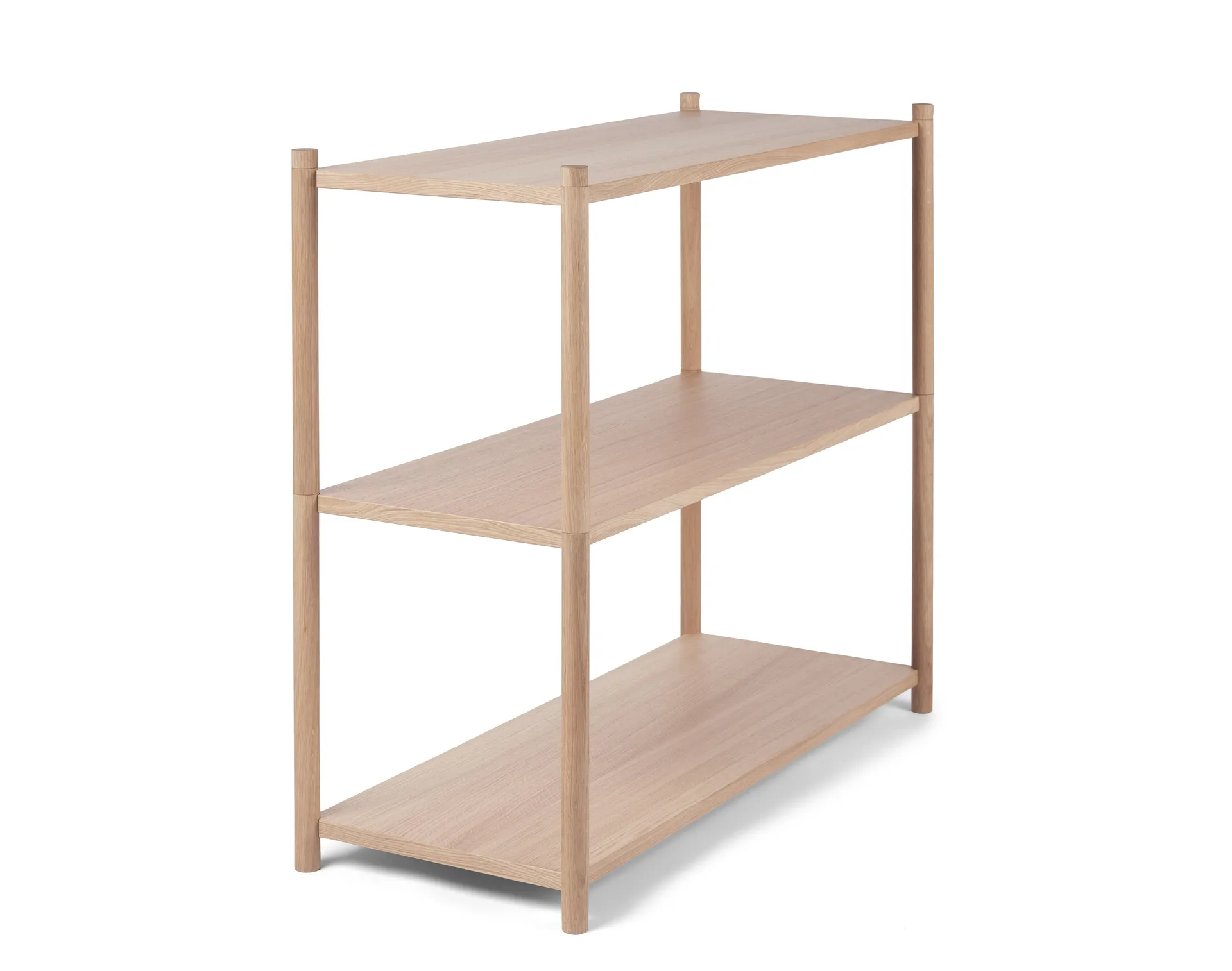 Sceene bookcase A, Licht eikenhout Gejst