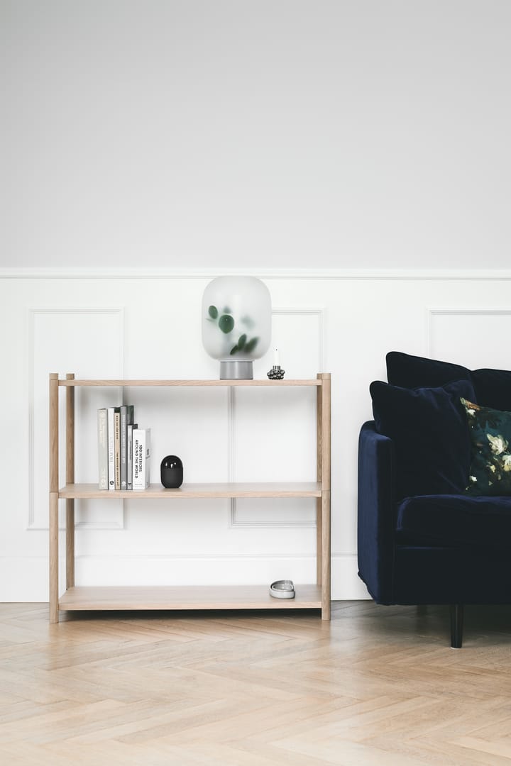 Sceene bookcase A, Licht eikenhout Gejst