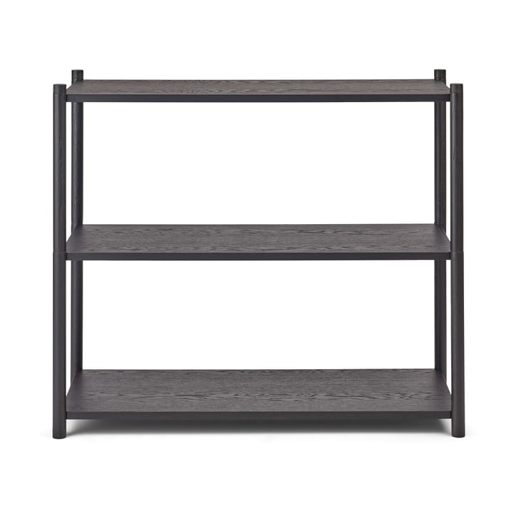 Sceene bookcase A - Zwartgebeitst eikenhout - Gejst