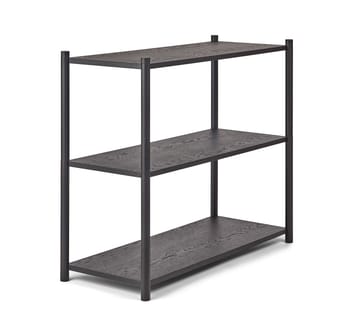 Sceene bookcase A - Zwartgebeitst eikenhout - Gejst