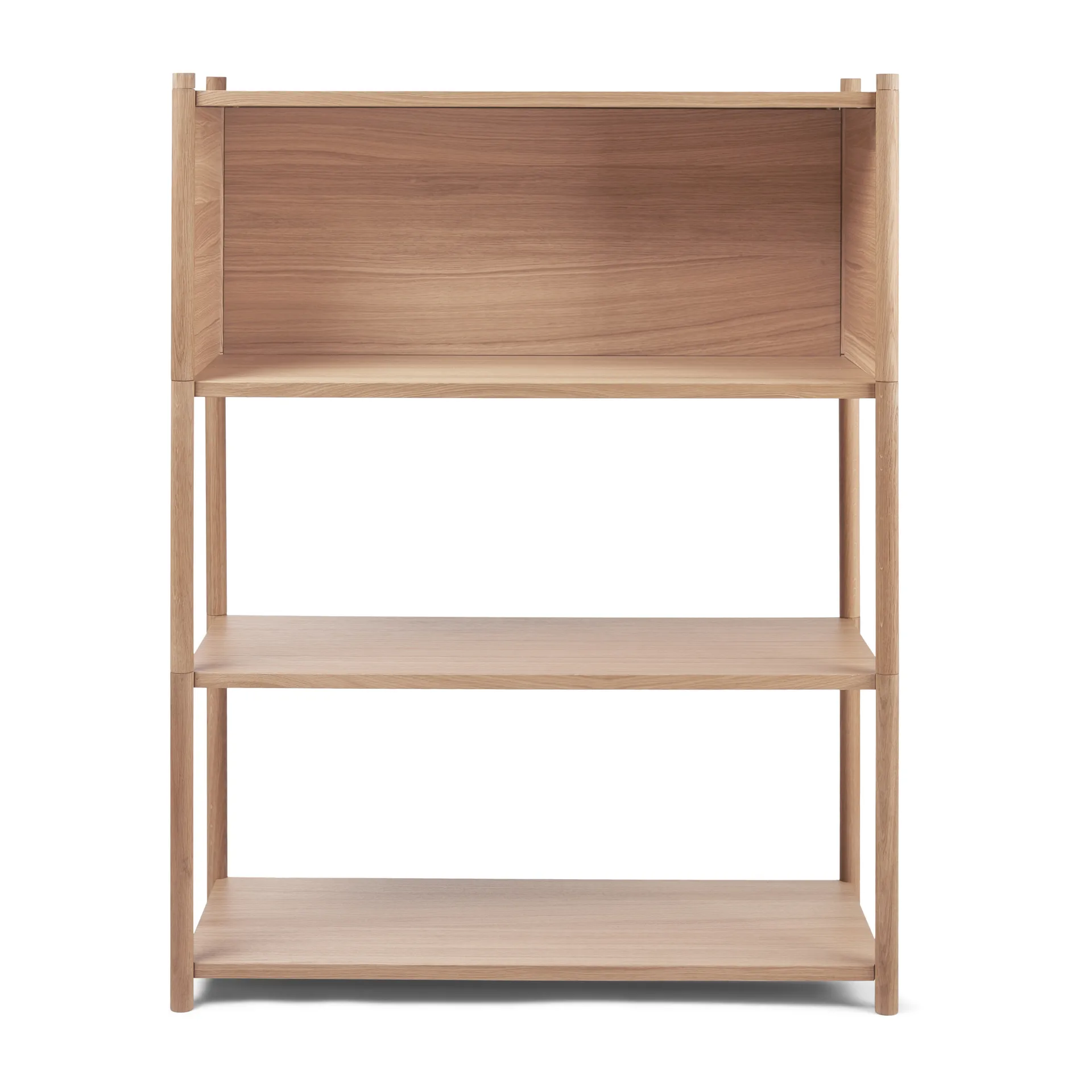 Sceene bookcase B, Licht eikenhout Gejst
