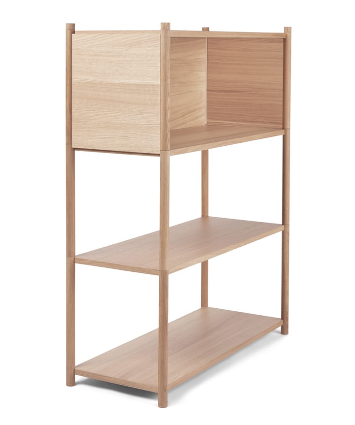 Sceene bookcase B - Licht eikenhout - Gejst