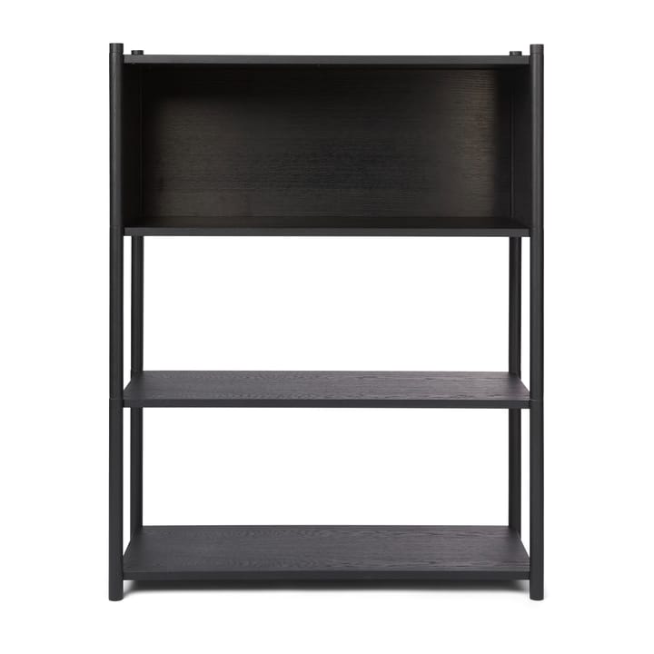 Sceene bookcase B - Zwartgebeitst eikenhout - Gejst