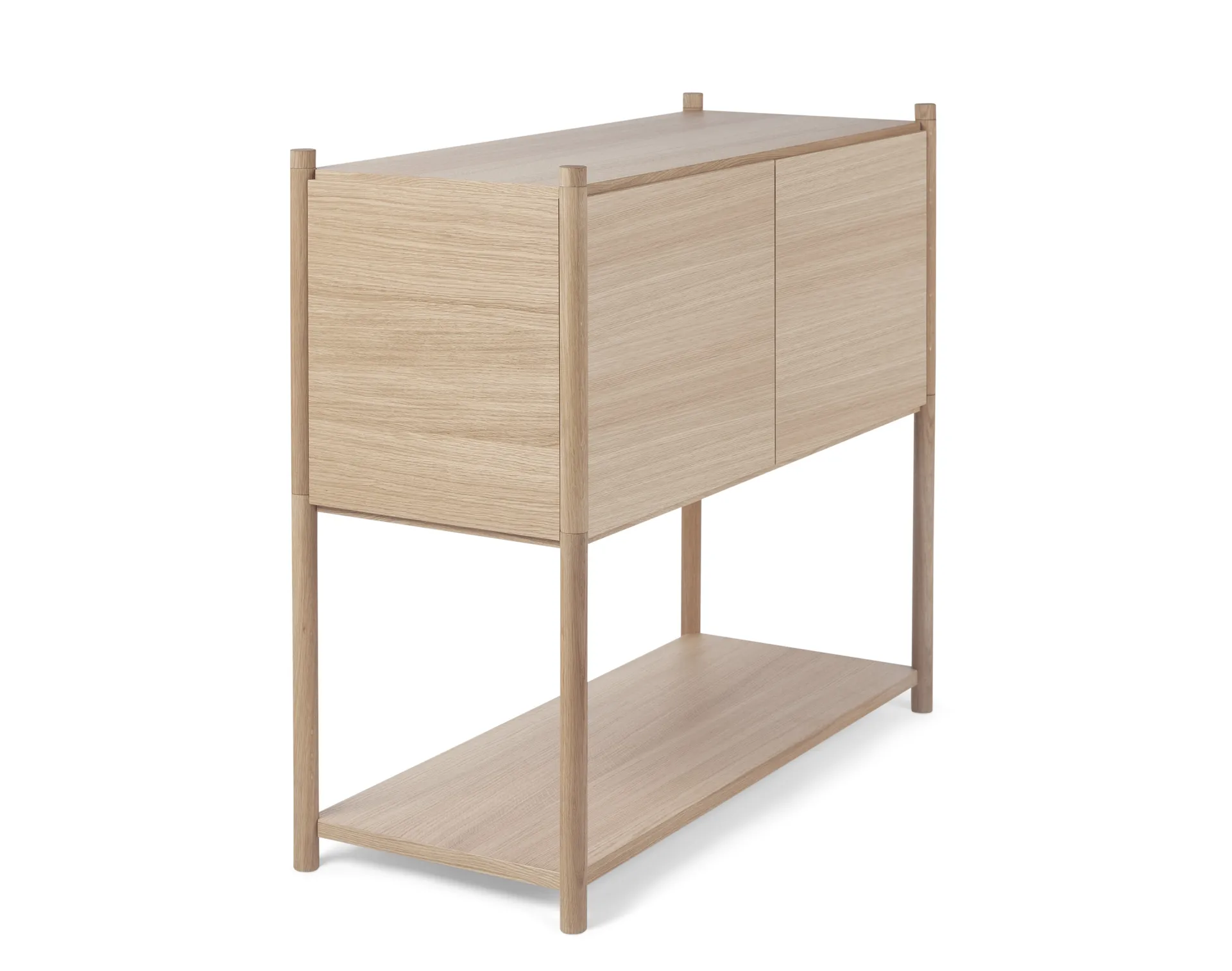 Sceene bookcase C, Licht eikenhout Gejst