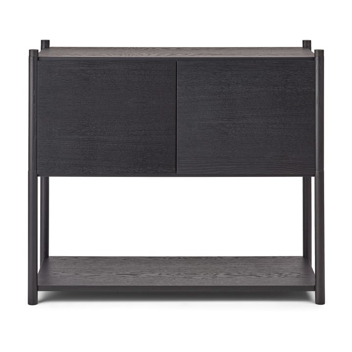 Sceene bookcase C - Zwartgebeitst eikenhout - Gejst