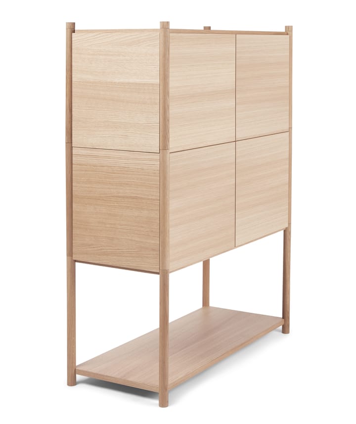Sceene bookcase E, Licht eikenhout Gejst