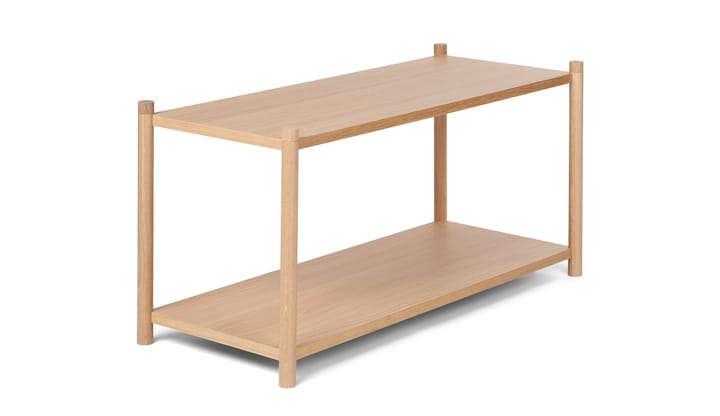 Sceene bookcase F, Licht eikenhout Gejst