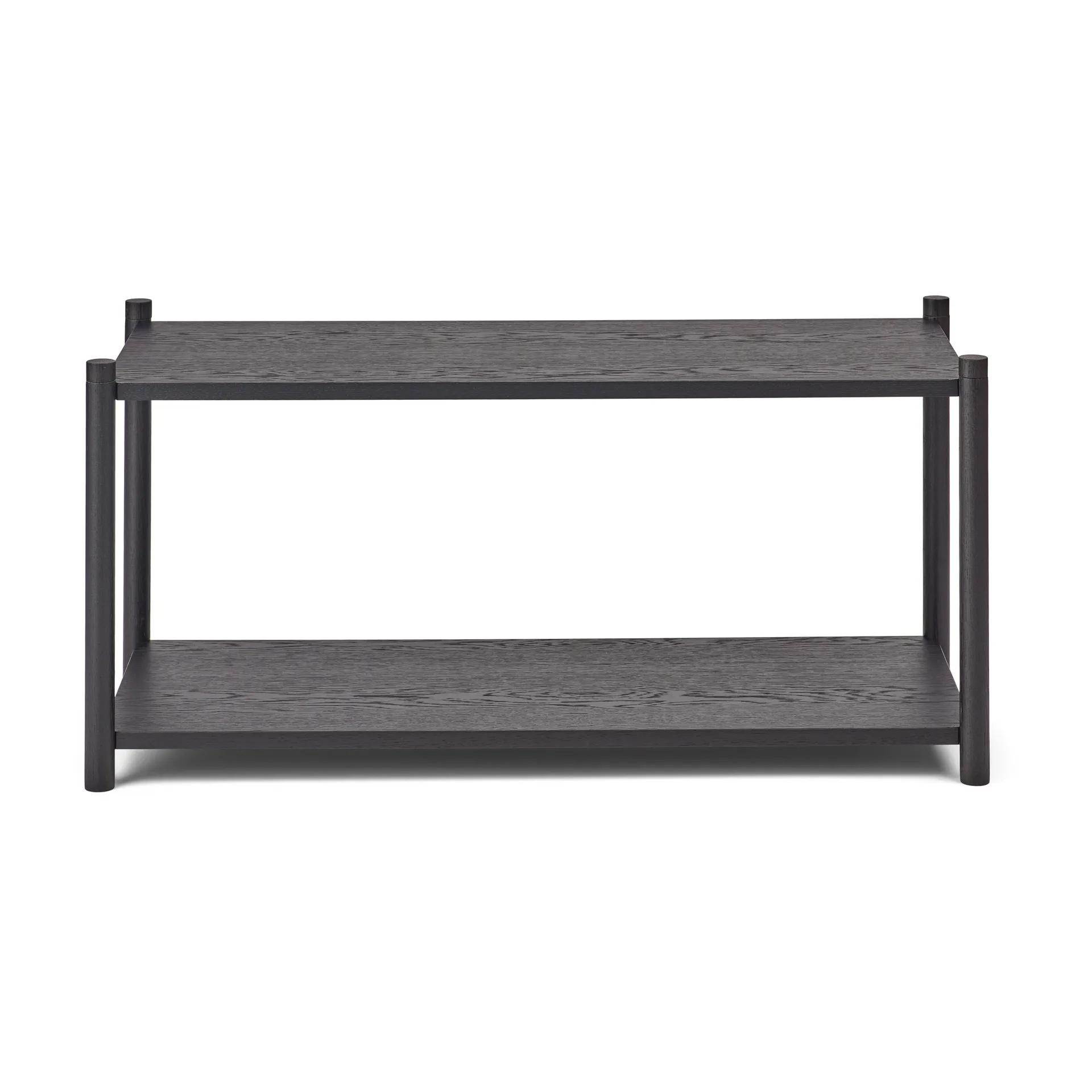 Sceene bookcase F, Zwartgebeitst eikenhout Gejst