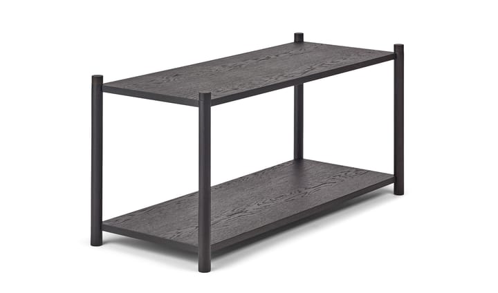 Sceene bookcase F, Zwartgebeitst eikenhout Gejst