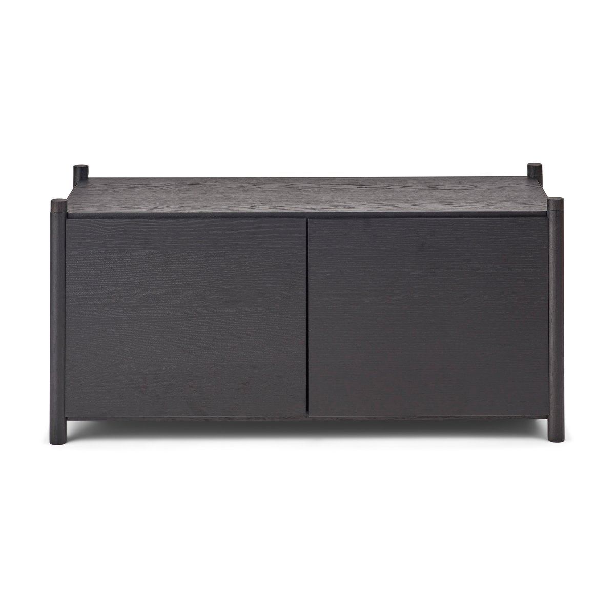 Gejst Sceene bookcase G Zwartgebeitst eikenhout | Scandinavisch Interieur | Ladekasten & dressoirs | Zwart
