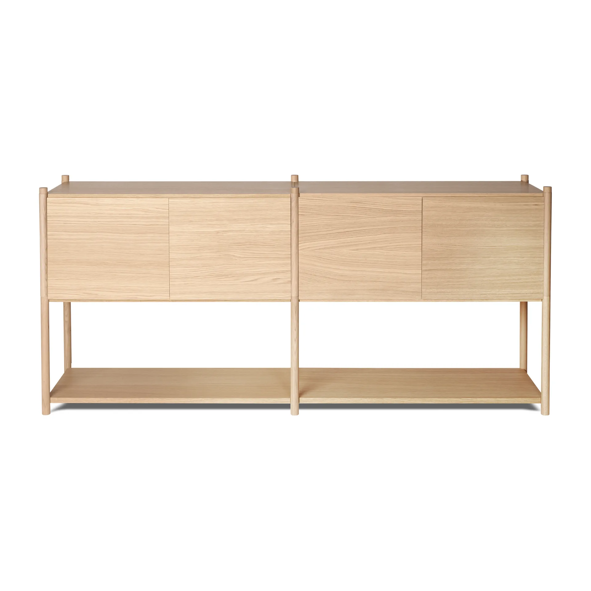Sceene bookcase H, Licht eikenhout Gejst