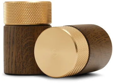 Sina zout- en pepermolen 6 cm - Donkere as-messing - Gejst