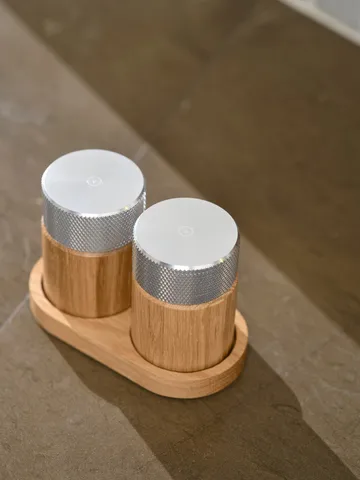 Sina zout- en pepermolen 6 cm - Eik-staal - Gejst